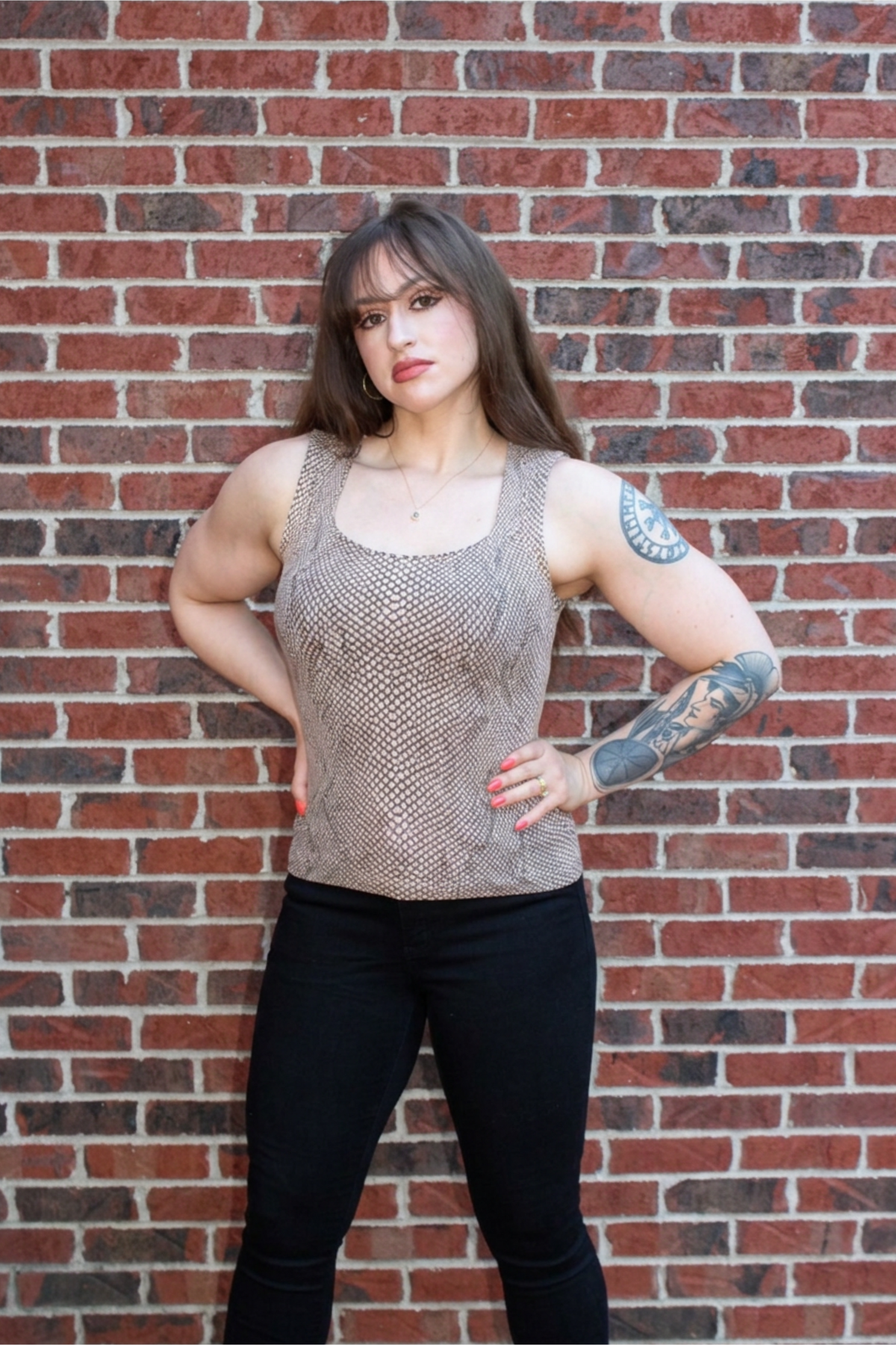 Destiny Snake Pattern Tank
