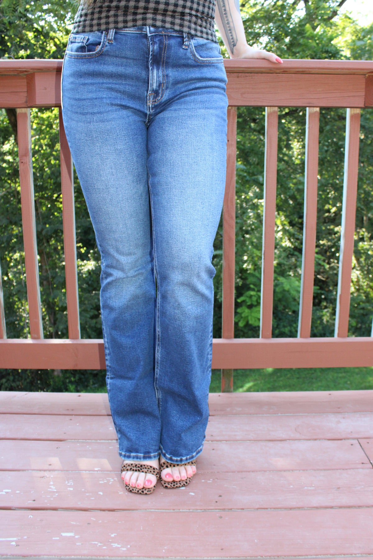 Hallie Dark Wash Bootcut Jeans