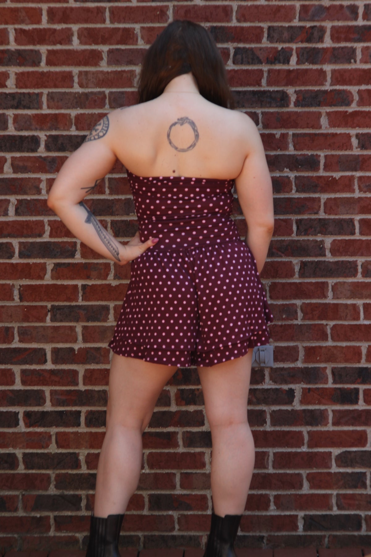 Francesca Polka Dot Romper