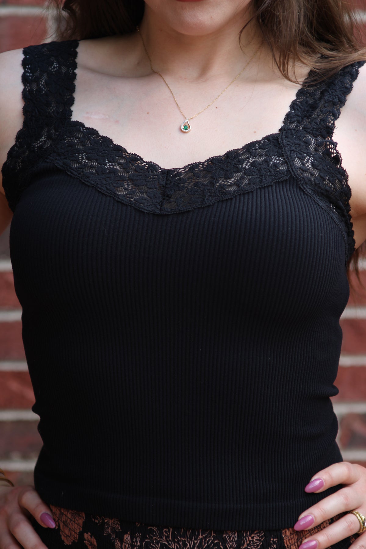 Raven Lace Tank