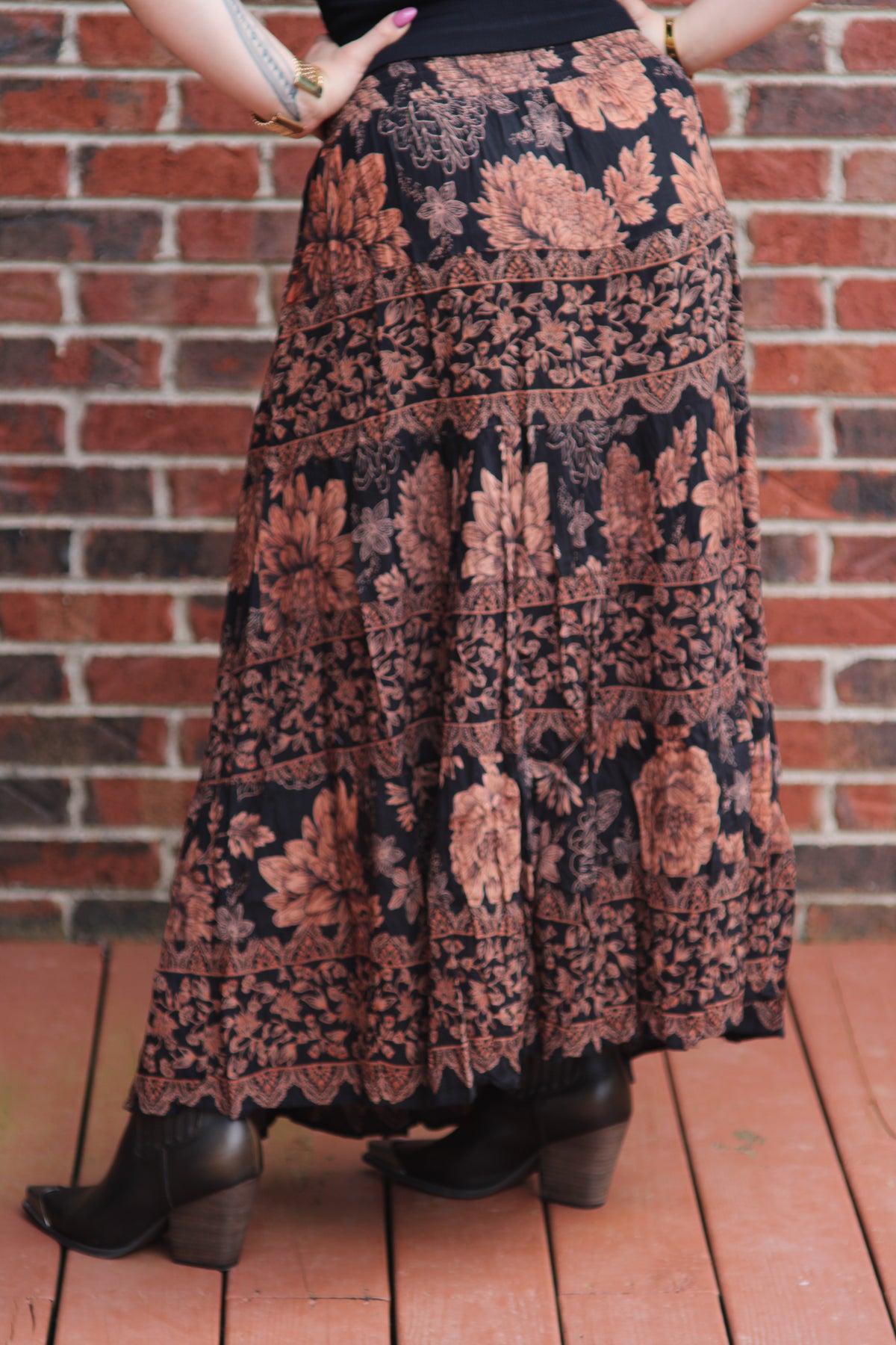 Selena Floral Skirt