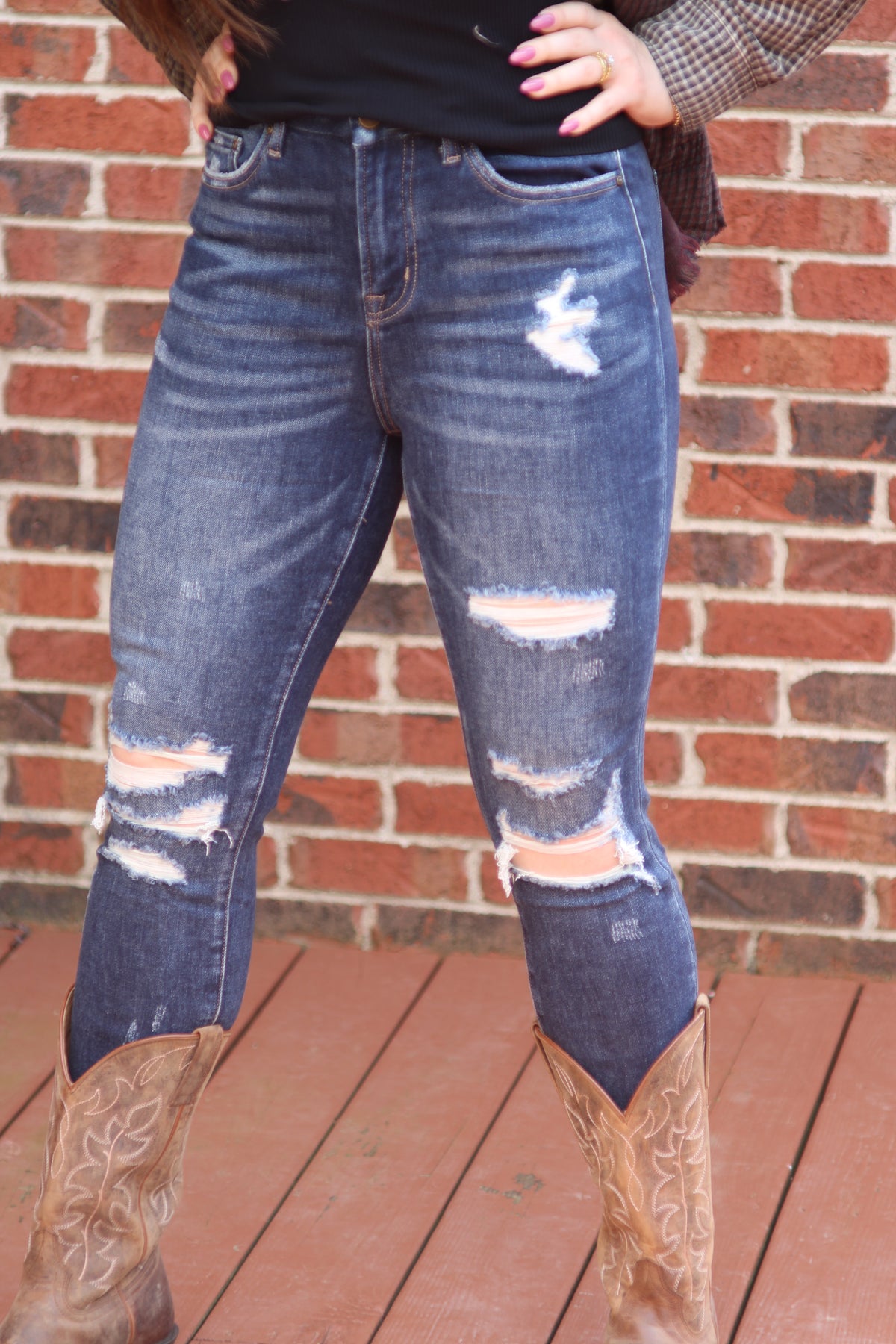 Ember Distressed Skinny Jeans