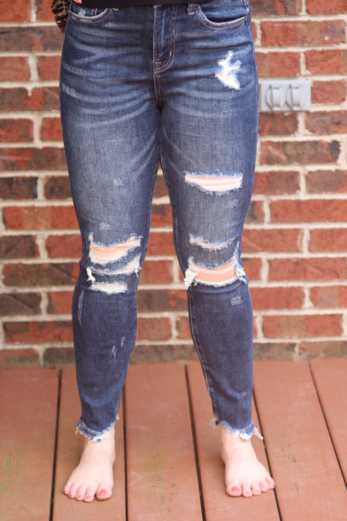 Ember Distressed Skinny Jeans
