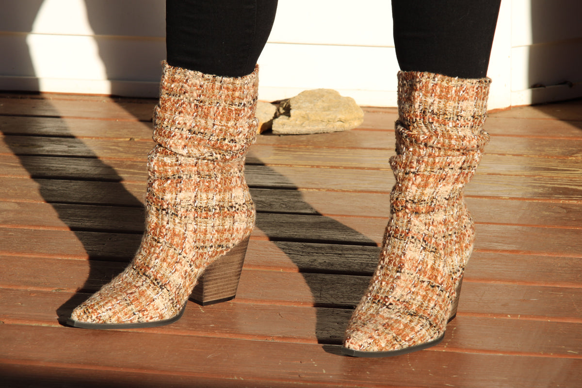 Hudson Tweed Boots