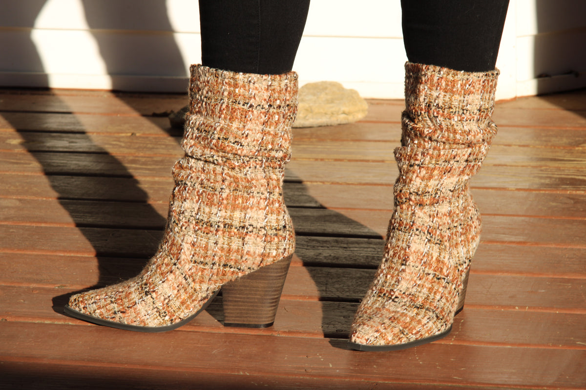 Hudson Tweed Boots