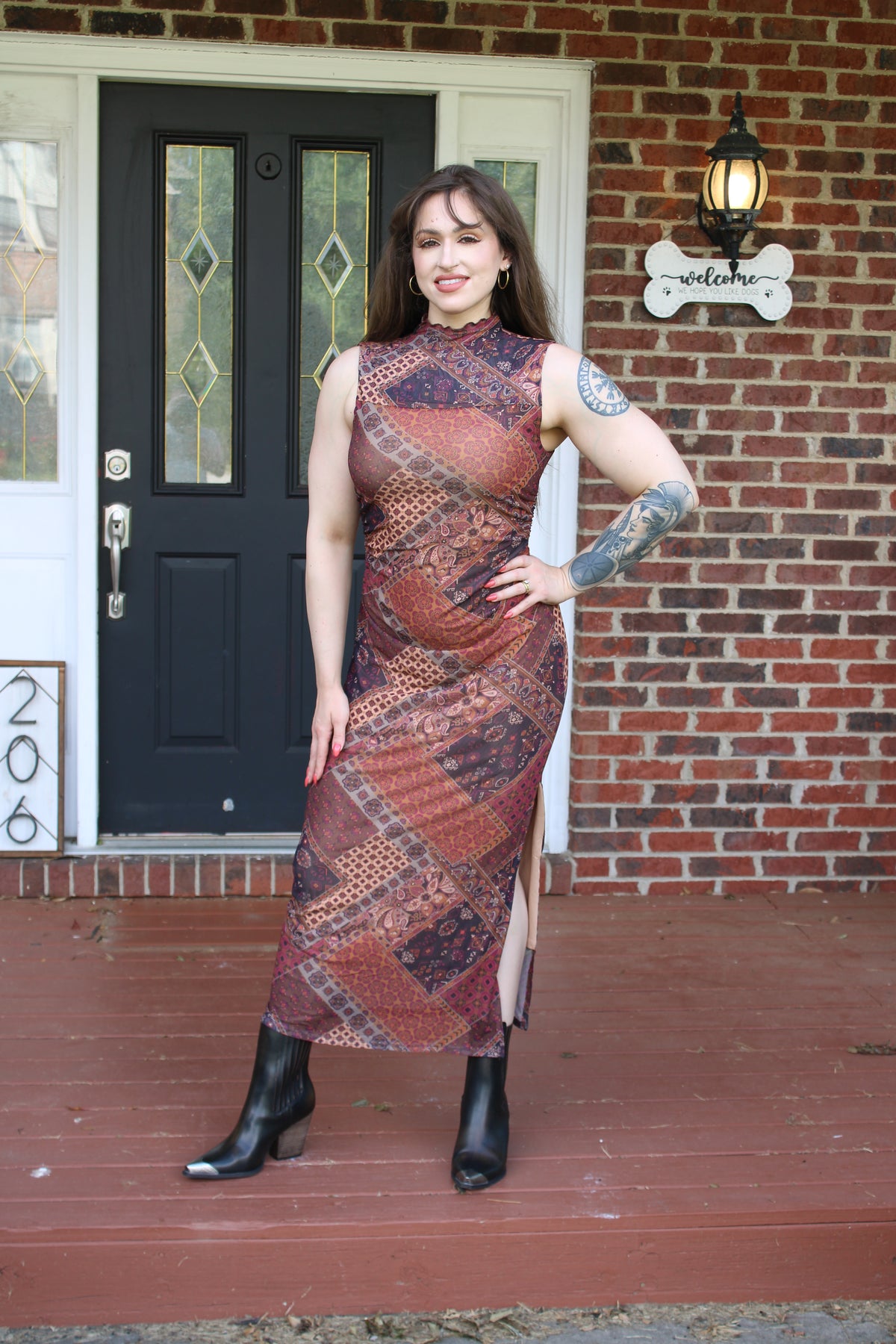 Isla Sleeveless Midi Dress