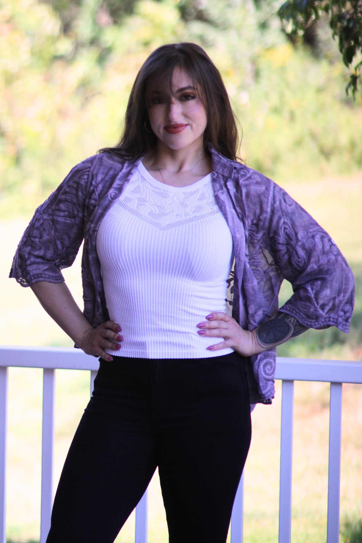 Juliette Boho Button-Down Top